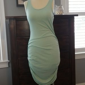 Bobi Los Angeles Ruched Tank Dress